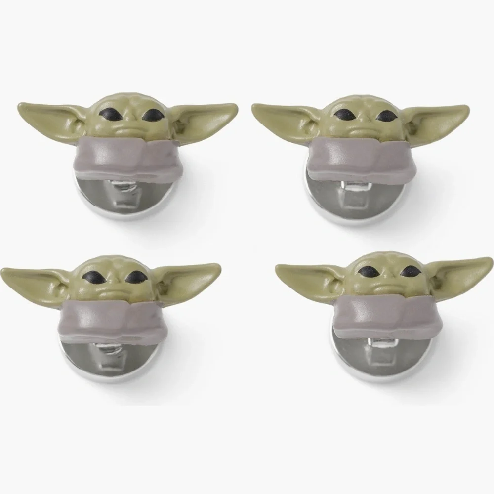 Cufflinks, Inc. Men's Star Wars 3D The Mandalorian Grogu 3D Stud Set::Rare::NWT